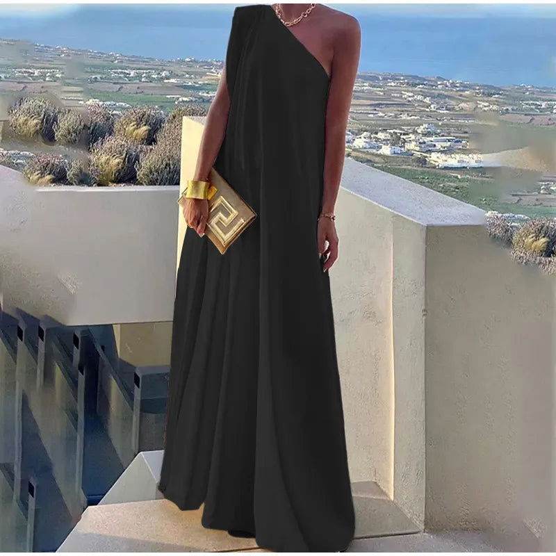 Vestido Ombro Único Maxxi - Sua Boutique