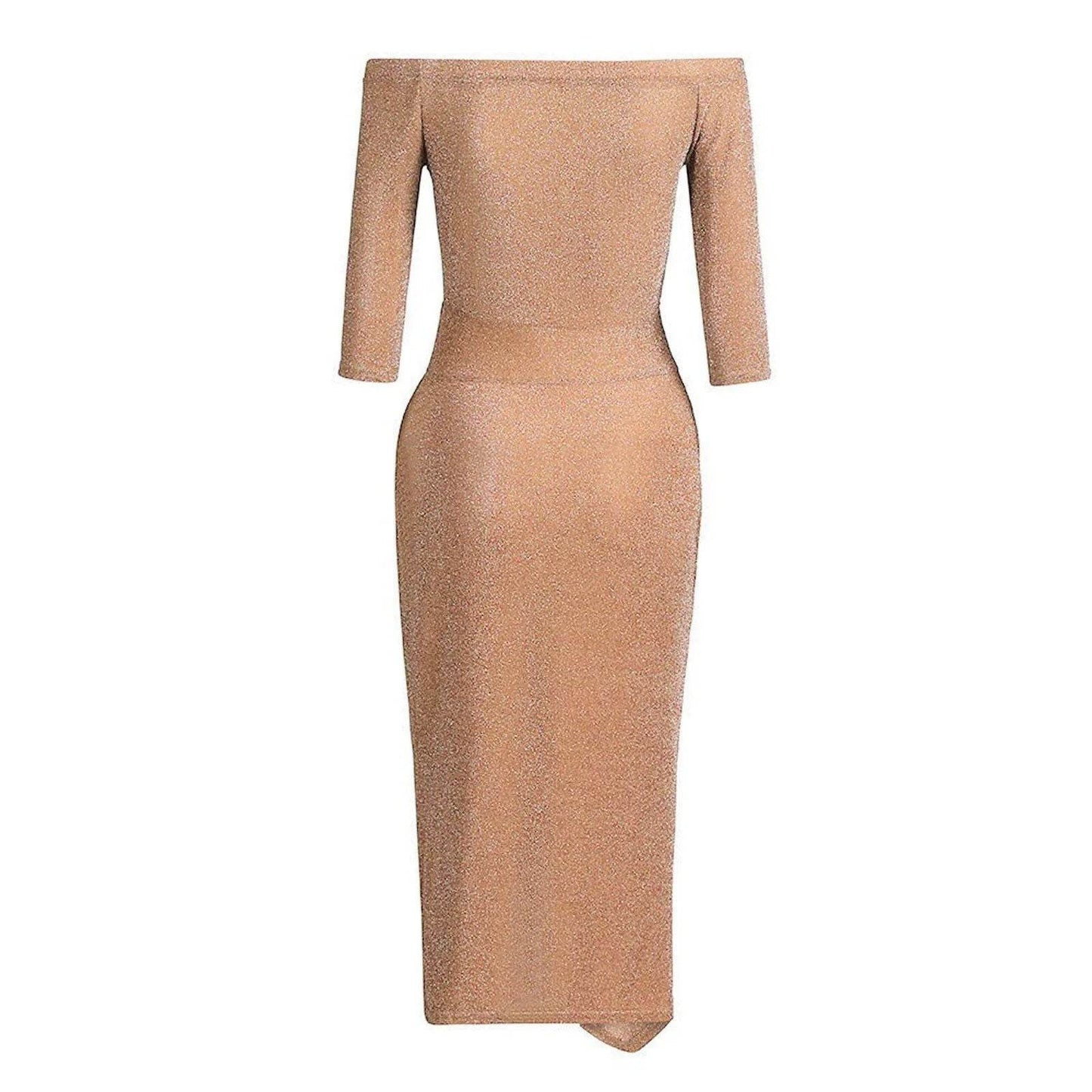 Vestido Sexy com Fenda Lateral - Sua Boutique
