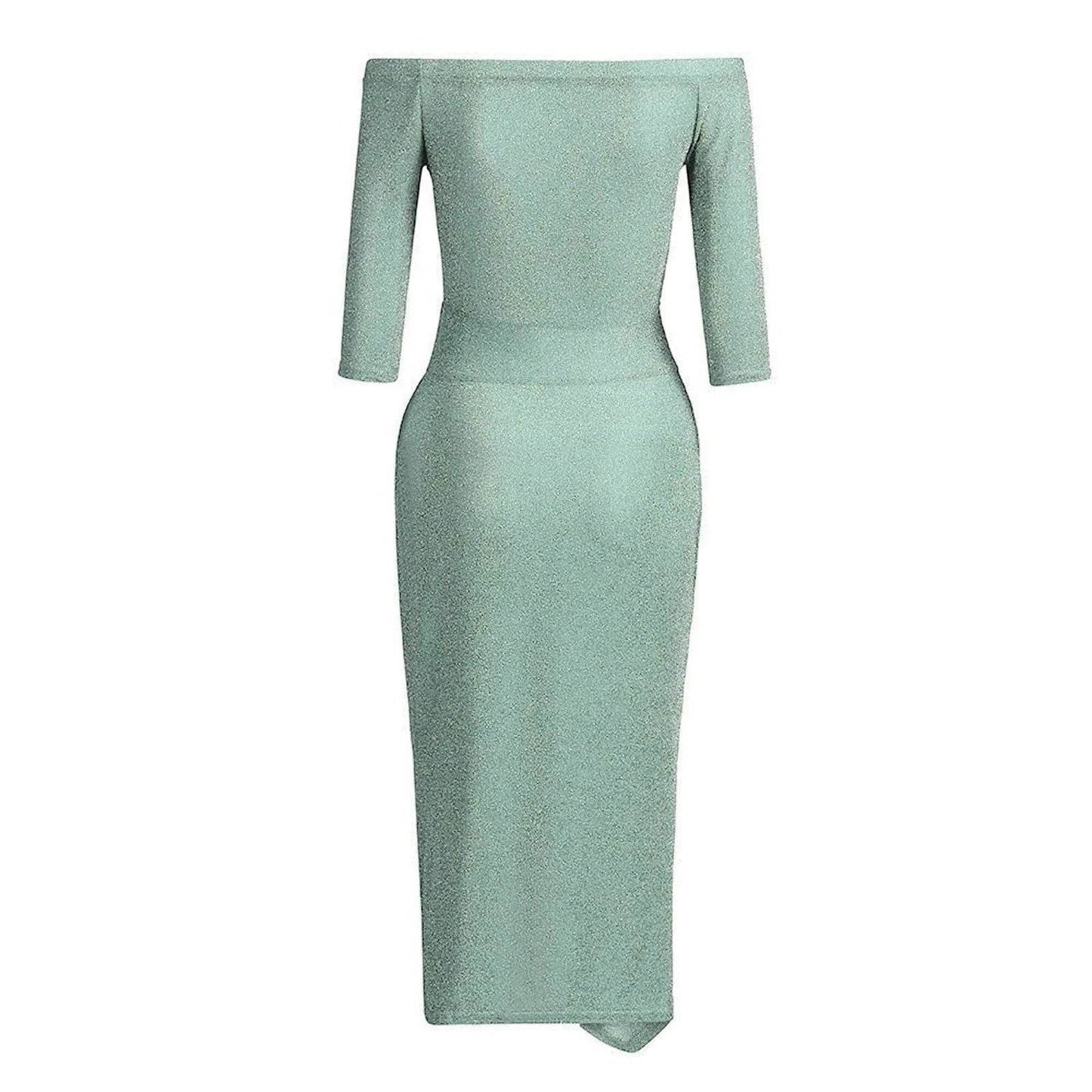 Vestido Sexy com Fenda Lateral - Sua Boutique