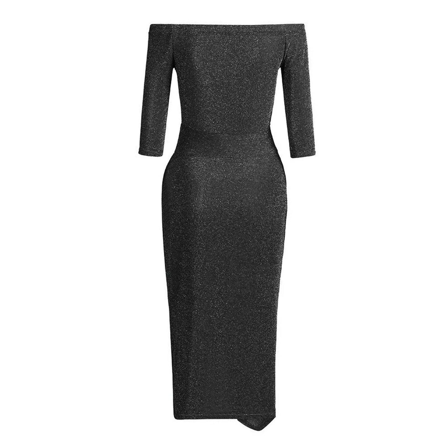 Vestido Sexy com Fenda Lateral - Sua Boutique