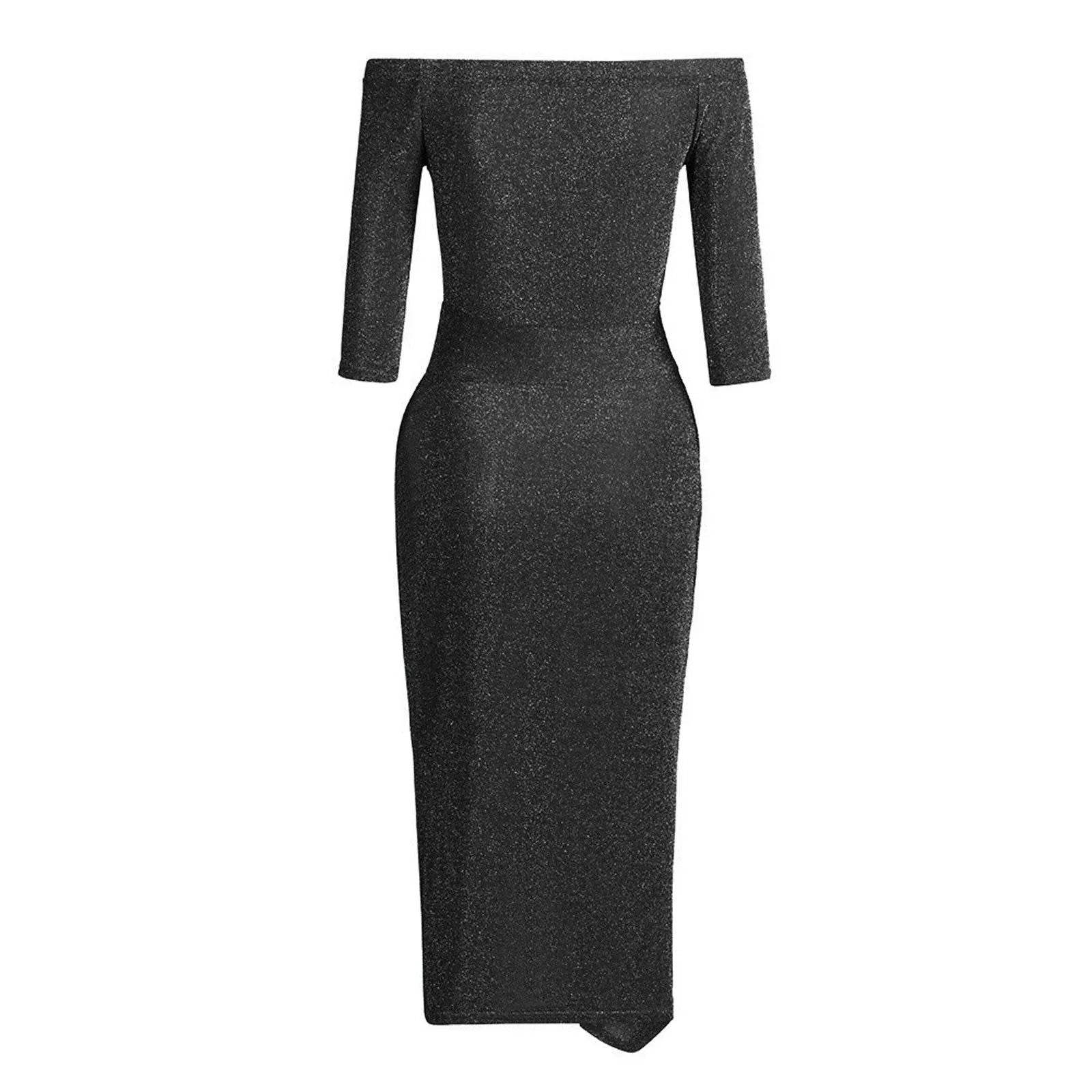 Vestido Sexy com Fenda Lateral - Sua Boutique