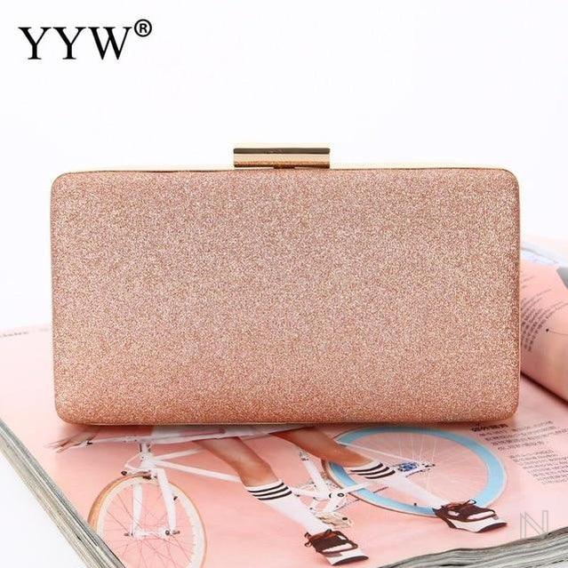 Women Evening Clutch Bag Diamond Sequin Clutch Female Crystal Day Clutches Wedding Purse Party Banquet Box Chain Bags For Women - NaModa Shop