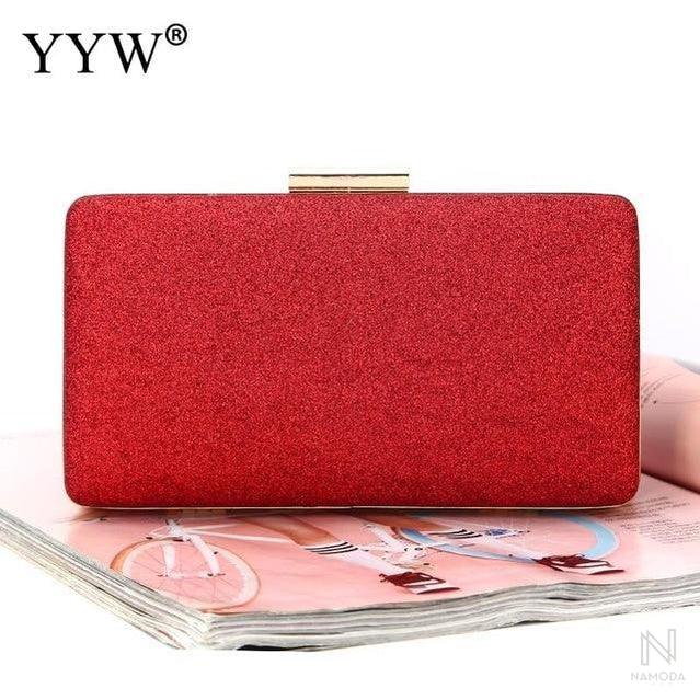 Women Evening Clutch Bag Diamond Sequin Clutch Female Crystal Day Clutches Wedding Purse Party Banquet Box Chain Bags For Women - NaModa Shop
